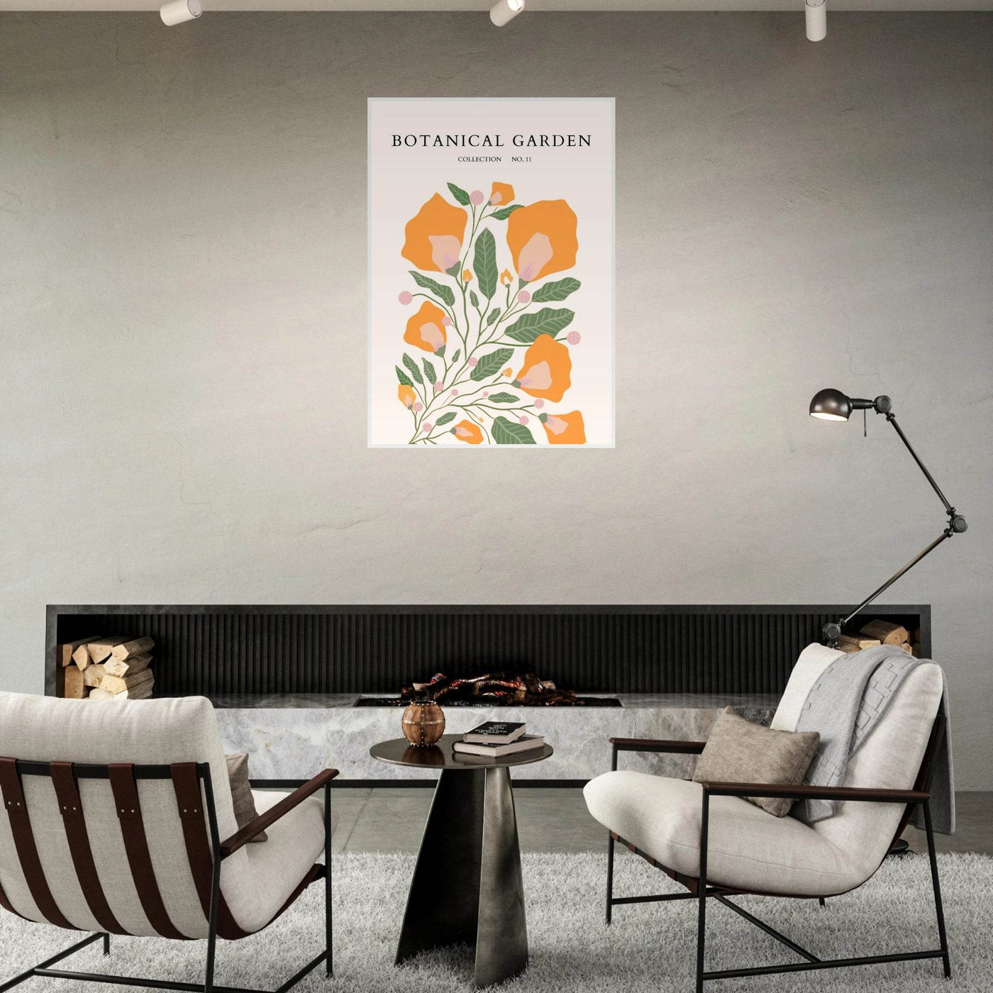 Botanical Garden Collection Framed Poster – Warm Floral Art Print | Ready-to-Hang in Various Sizes & Frame Styles - Vibrantwalls