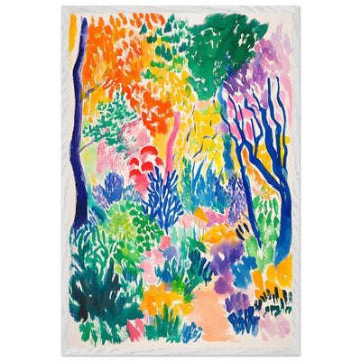 Vibrant Matisse Abstract Garden Joy - Vibrantwalls