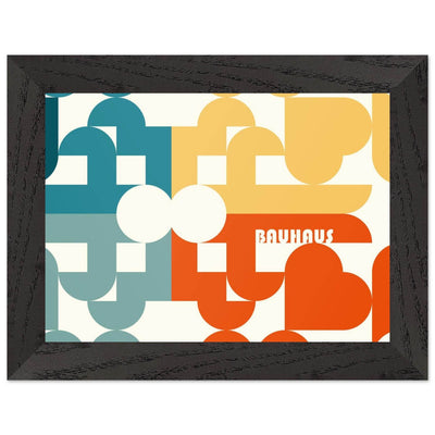 Bauhaus-Style Abstract Geometric Art - Vibrantwalls