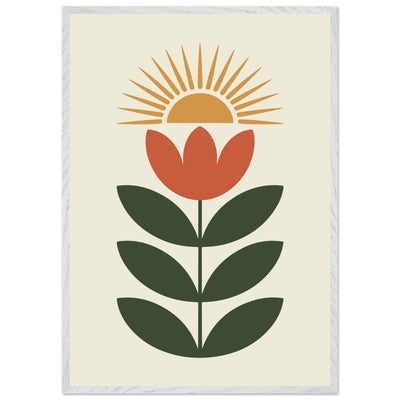 Abstract Floral Sun - Vibrantwalls