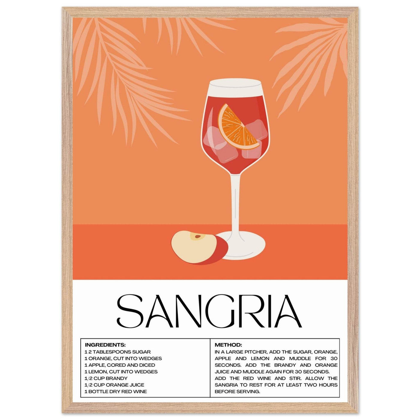 Sangria Cocktail Recipe - Vibrantwalls