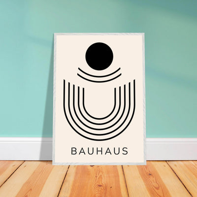 Bauhaus Black & Beige Abstract - Vibrantwalls