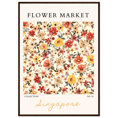 Flower Market Collection Framed Posters – Vibrant Floral Art Prints | Ready-to-Hang in Your Choice of Frame - Vibrantwalls