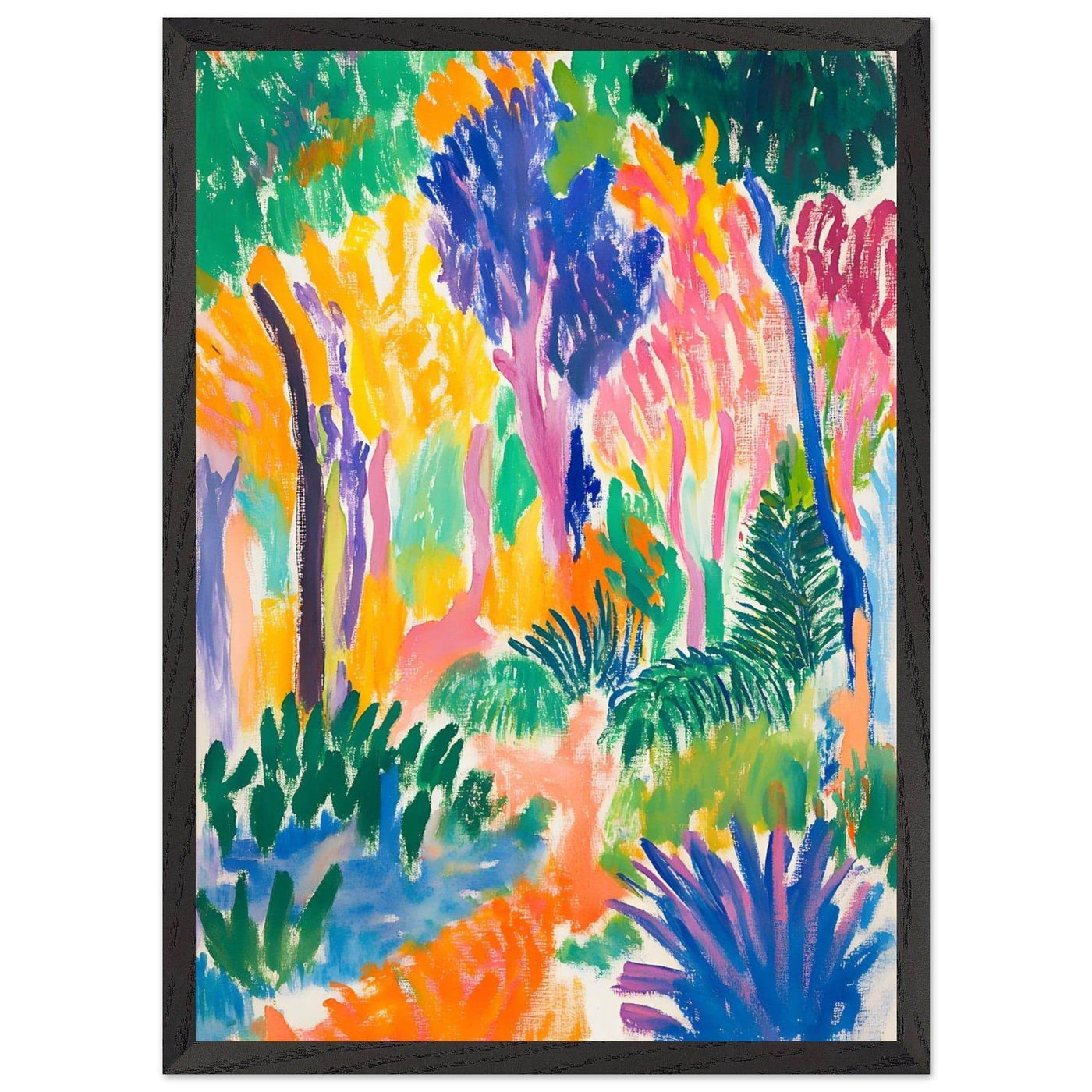 Abstract Foliage Art - Modern Wall Decor for Your Home - Vibrantwalls