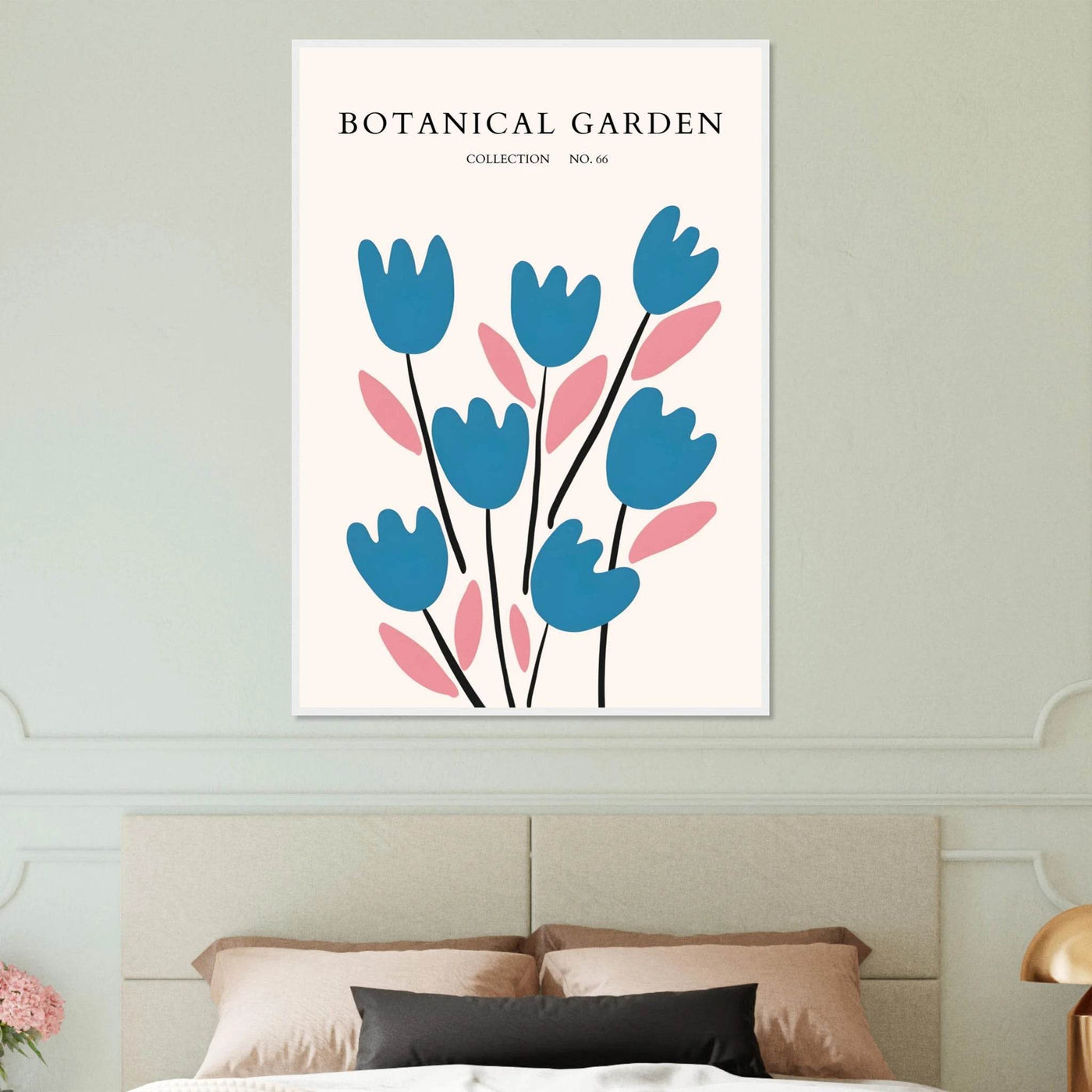 Abstract Botanical Garden Framed Poster – Modern Floral Art Print | Ready-to-Hang in Various Sizes & Frames - Vibrantwalls