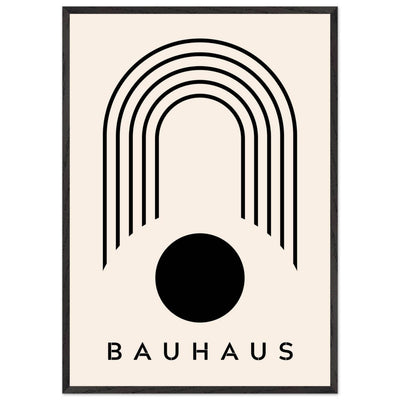 Bauhaus Black & Beige - Vibrantwalls