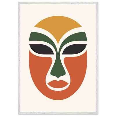 Abstract Tribal Mask - Vibrantwalls