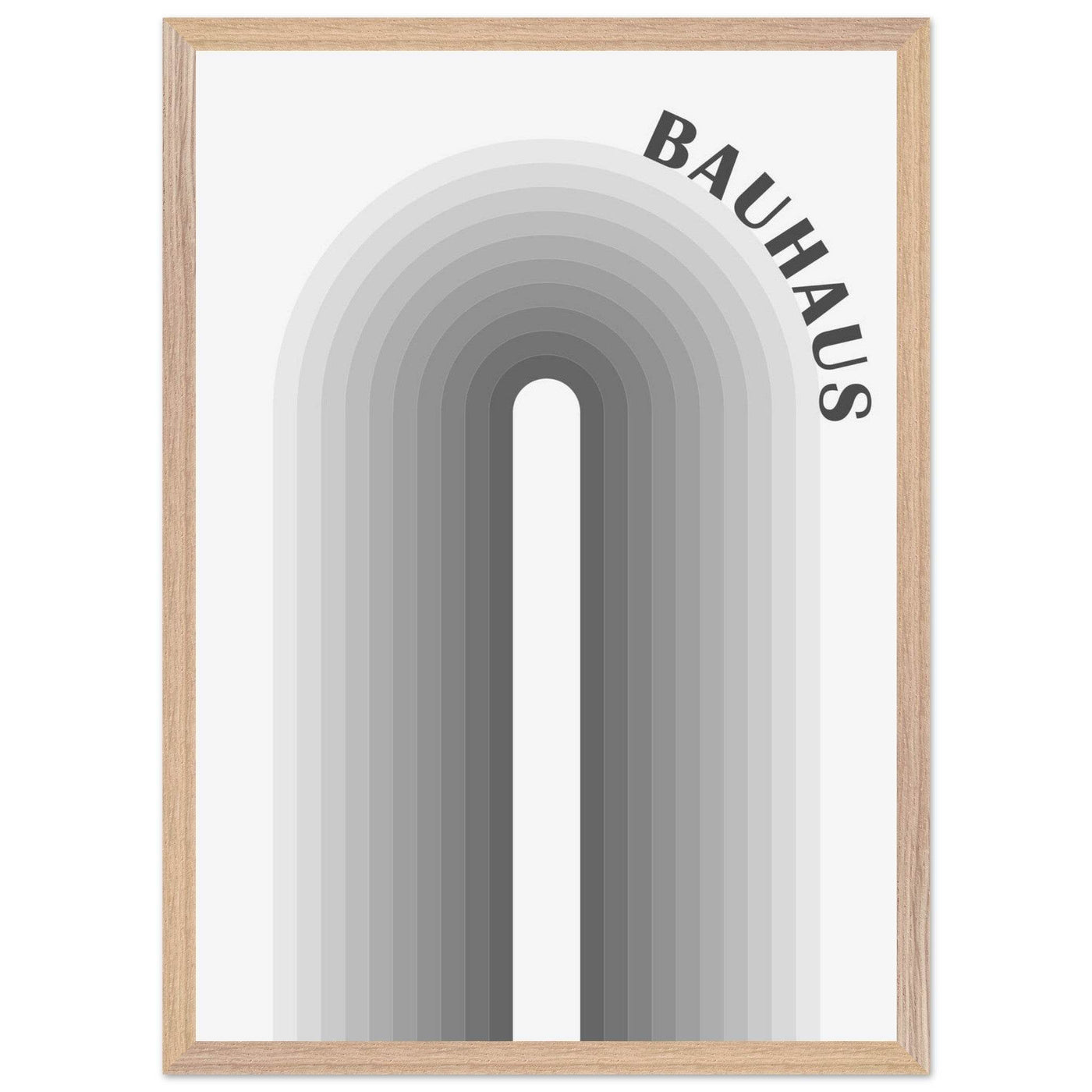 Bauhaus-Style Gradient Arch - Vibrantwalls