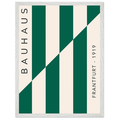 Bauhaus Emerald Green & Cream Modern - Vibrantwalls