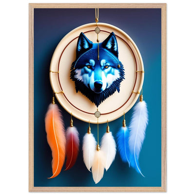 Mystic Wolf Dreamcatcher - Vibrantwalls