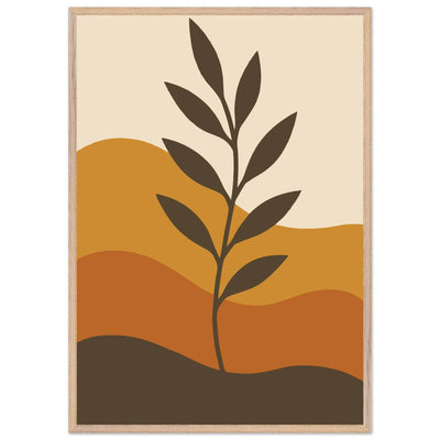 Minimalist Desert Bloom - Vibrantwalls