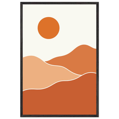 Abstract Desert Sunset - Vibrantwalls