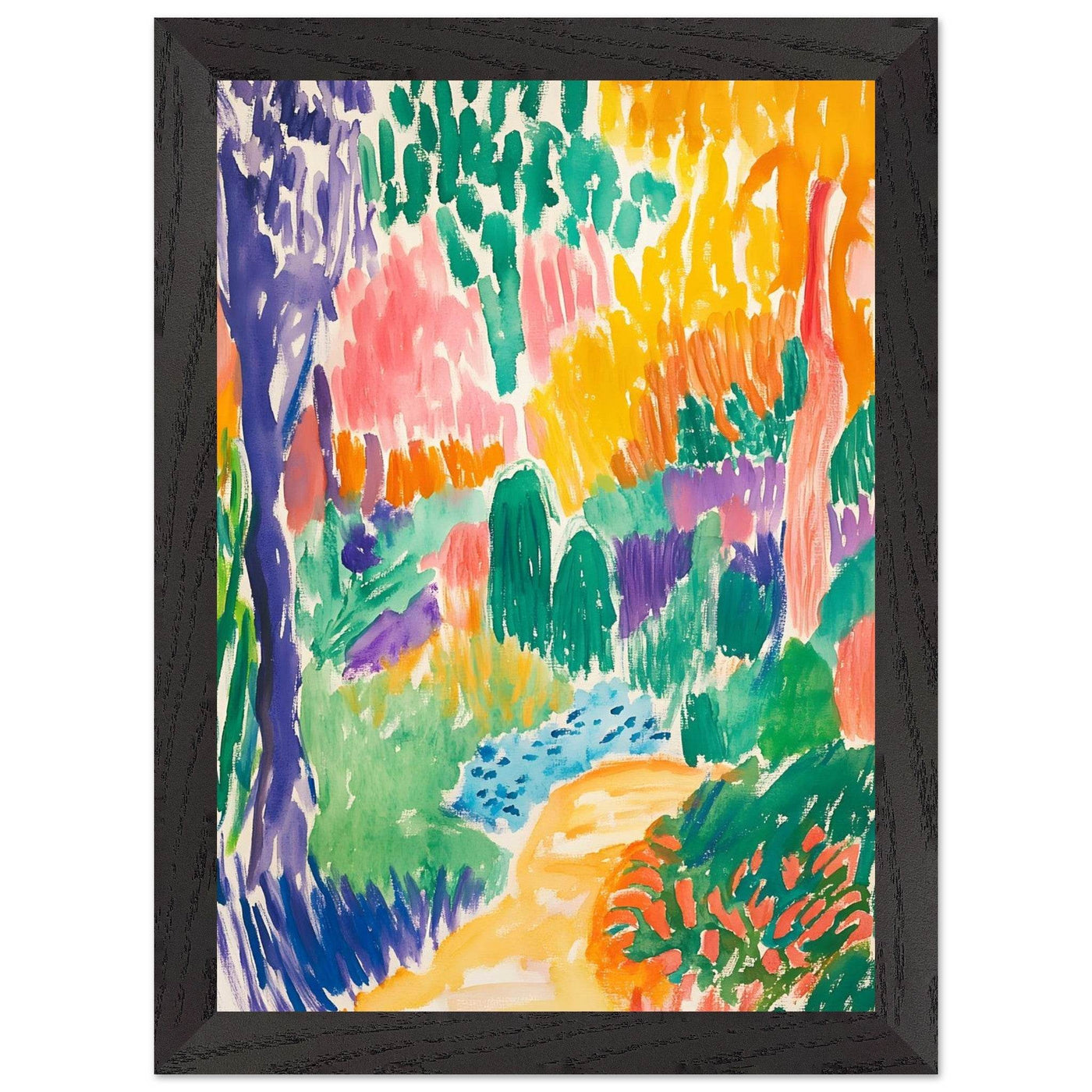 Henri Matisse Abstract Garden Scene - Vibrantwalls