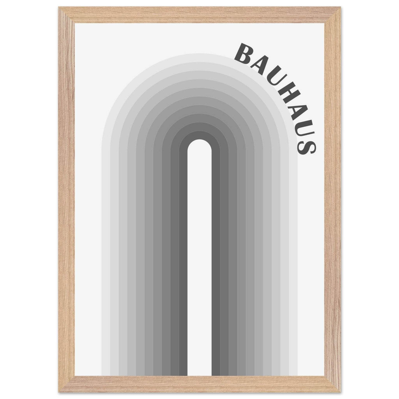 Bauhaus-Style Gradient Arch - Vibrantwalls