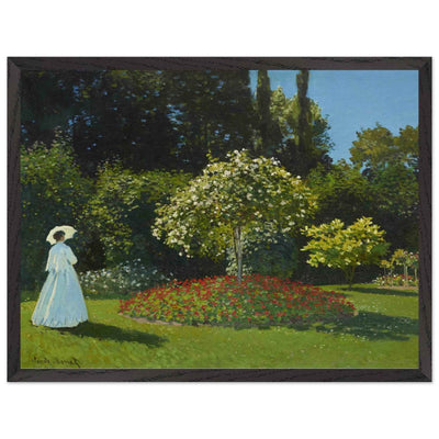 Woman in the Garden Art: Elegant Decor for Nature Lovers - Vibrantwalls