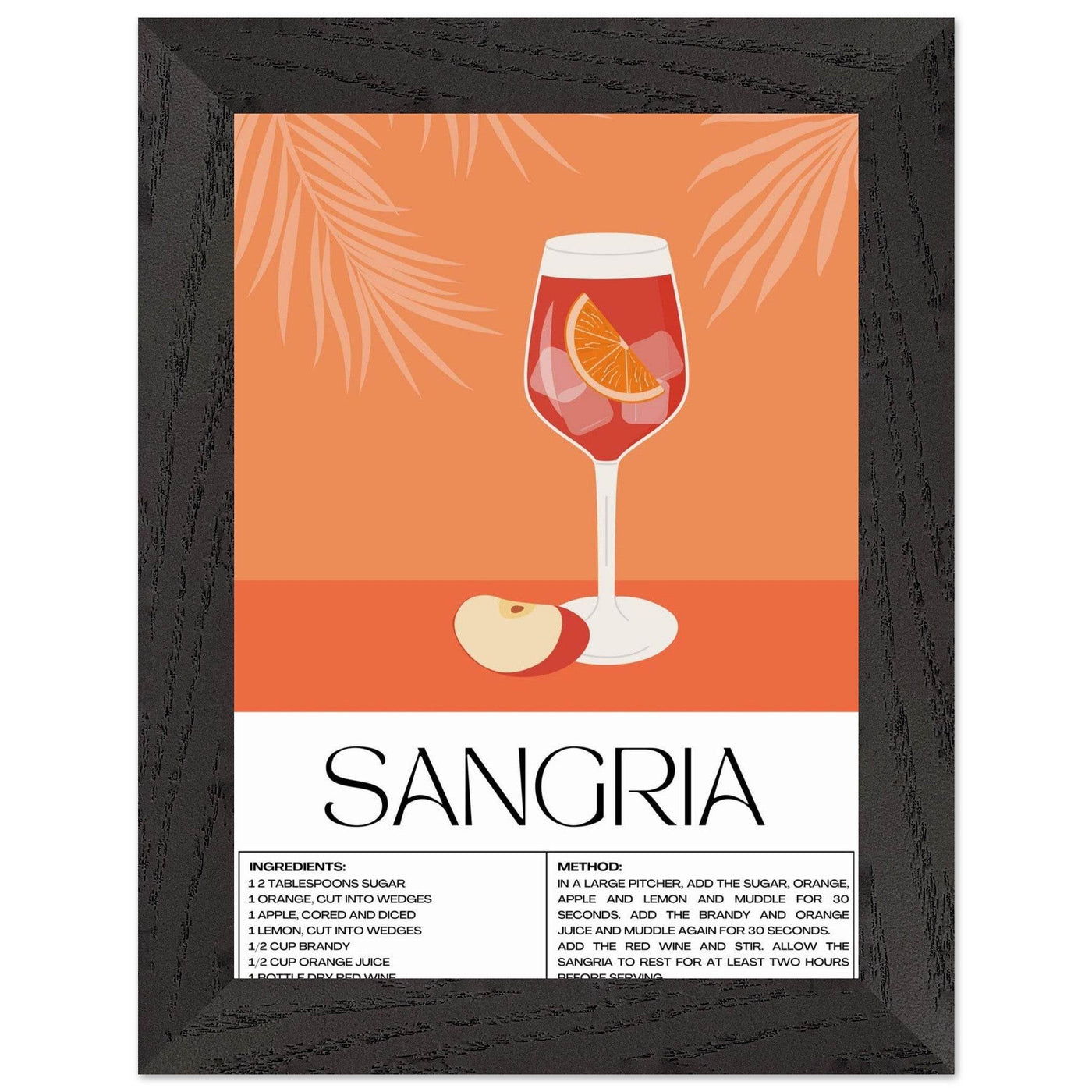 Sangria Cocktail Recipe - Vibrantwalls