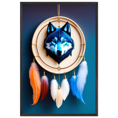 Mystic Wolf Dreamcatcher - Vibrantwalls