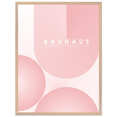 Bauhaus Soft Pink Geometric Design for Contemporary Spaces - Vibrantwalls
