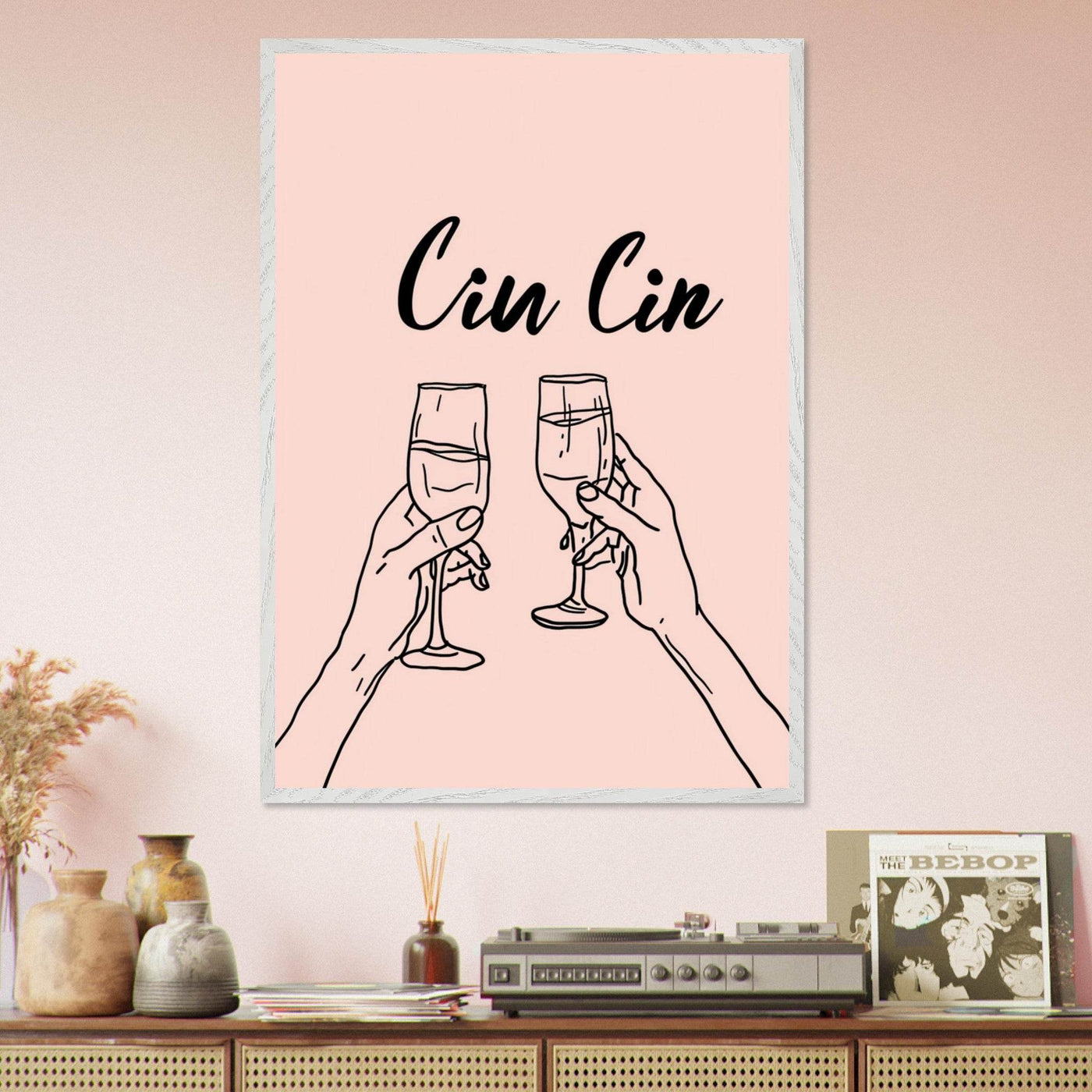 Cin Cin Toast Art Print - Vibrantwalls