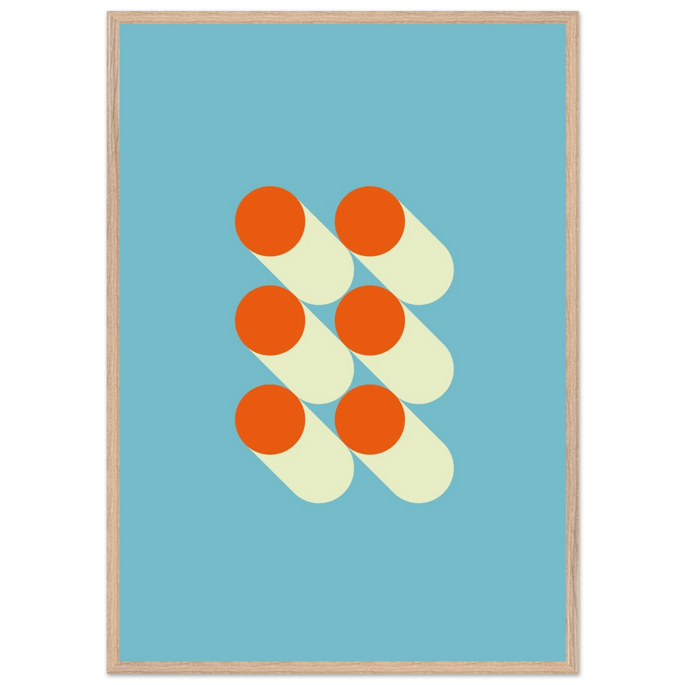 Abstract Geometric Print Wall Art - Vibrantwalls