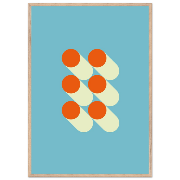 Abstract Geometric Print Wall Art - Vibrantwalls