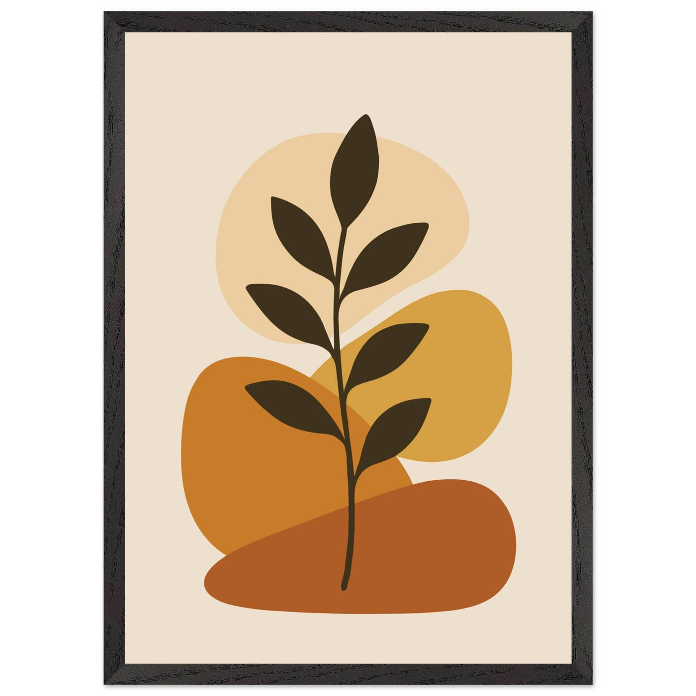 Modern Abstract Plant - Vibrantwalls