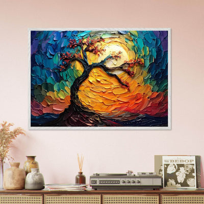 Impasto Tree of Life Poster - Vibrantwalls