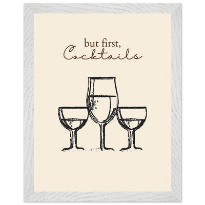 But First Cocktails - Vibrantwalls