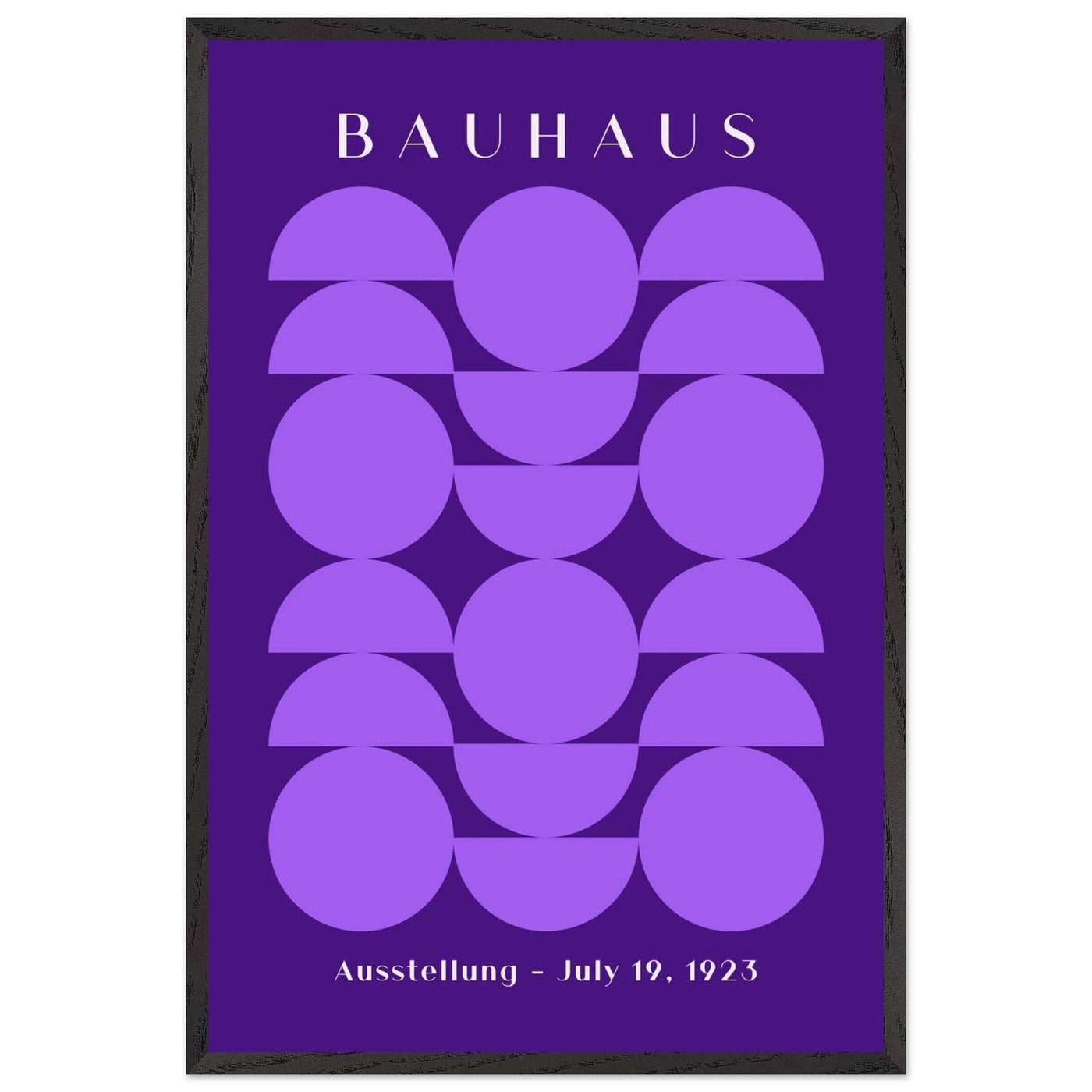 Bauhau 1923 Purple Geometric - Vibrantwalls