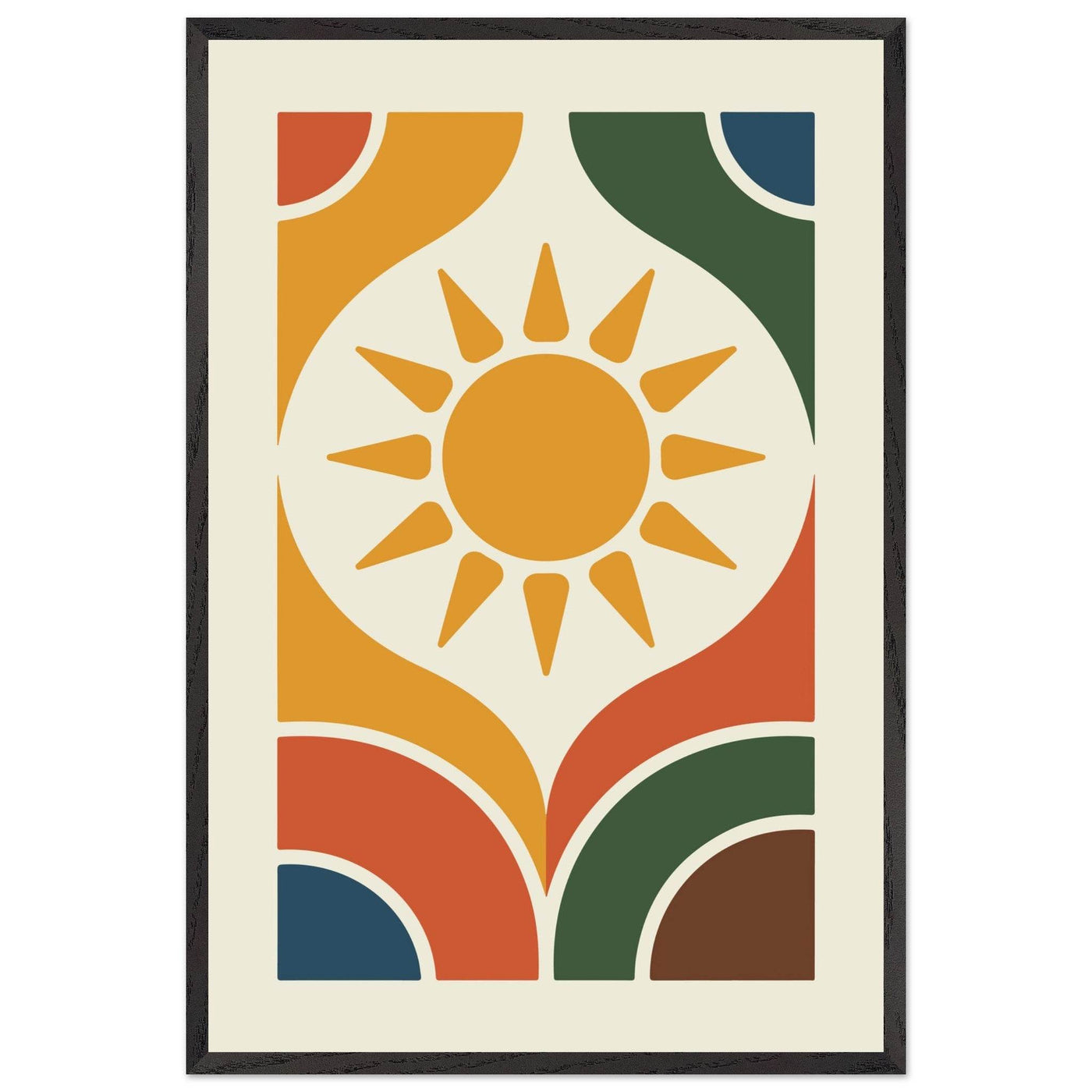 Boho Sun Desert - Vibrantwalls