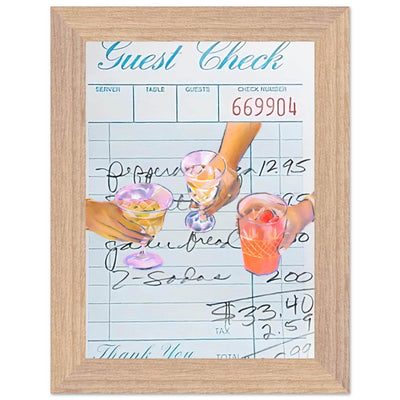 Guest Check Cocktail - Vibrantwalls