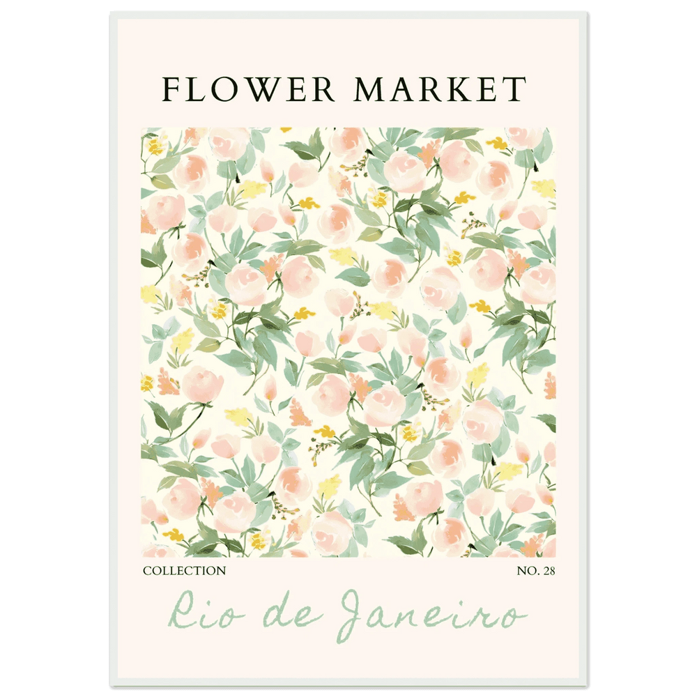 Rio de Janeiro Floral Wall Art - Vibrantwalls