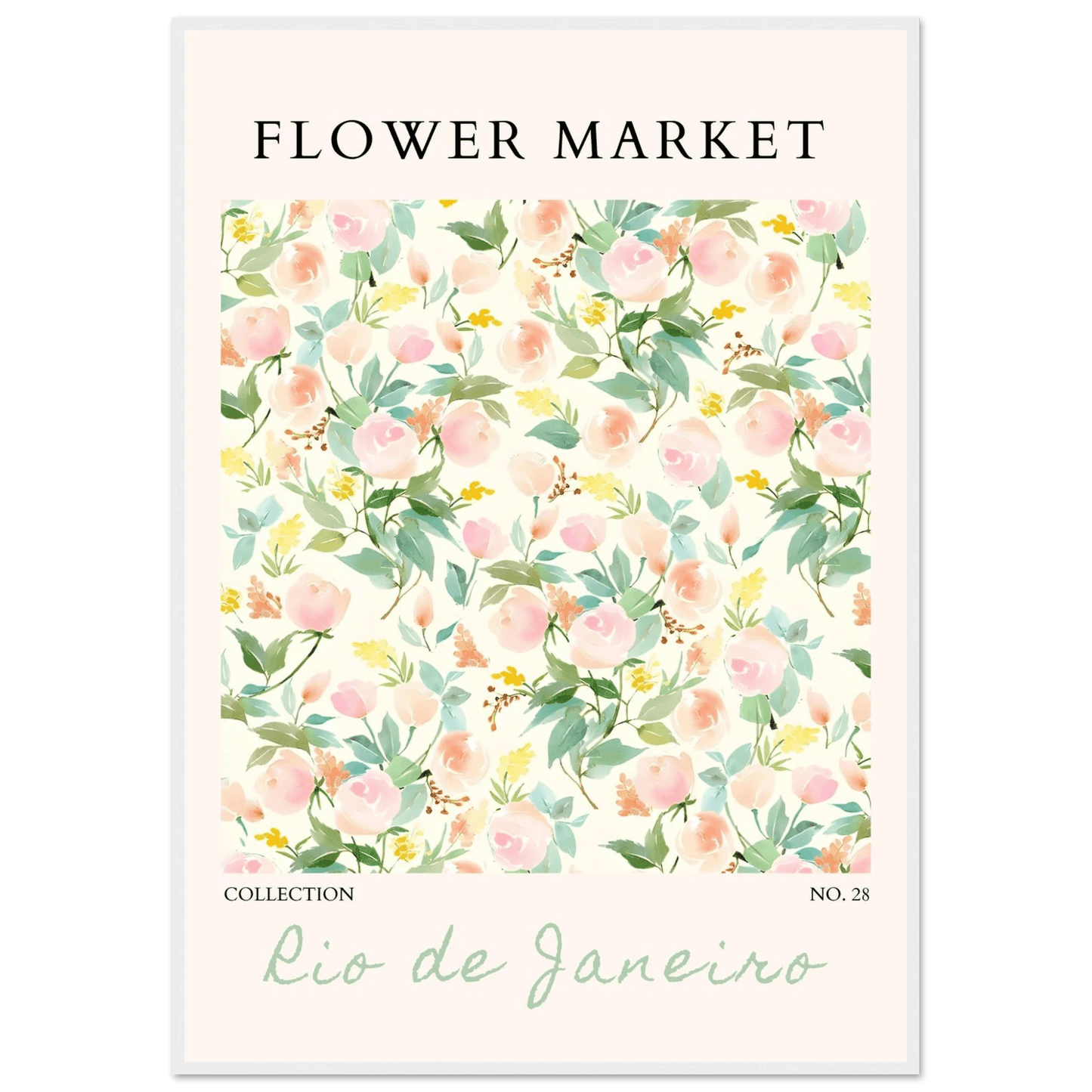 Rio de Janeiro Floral Wall Art - Vibrantwalls