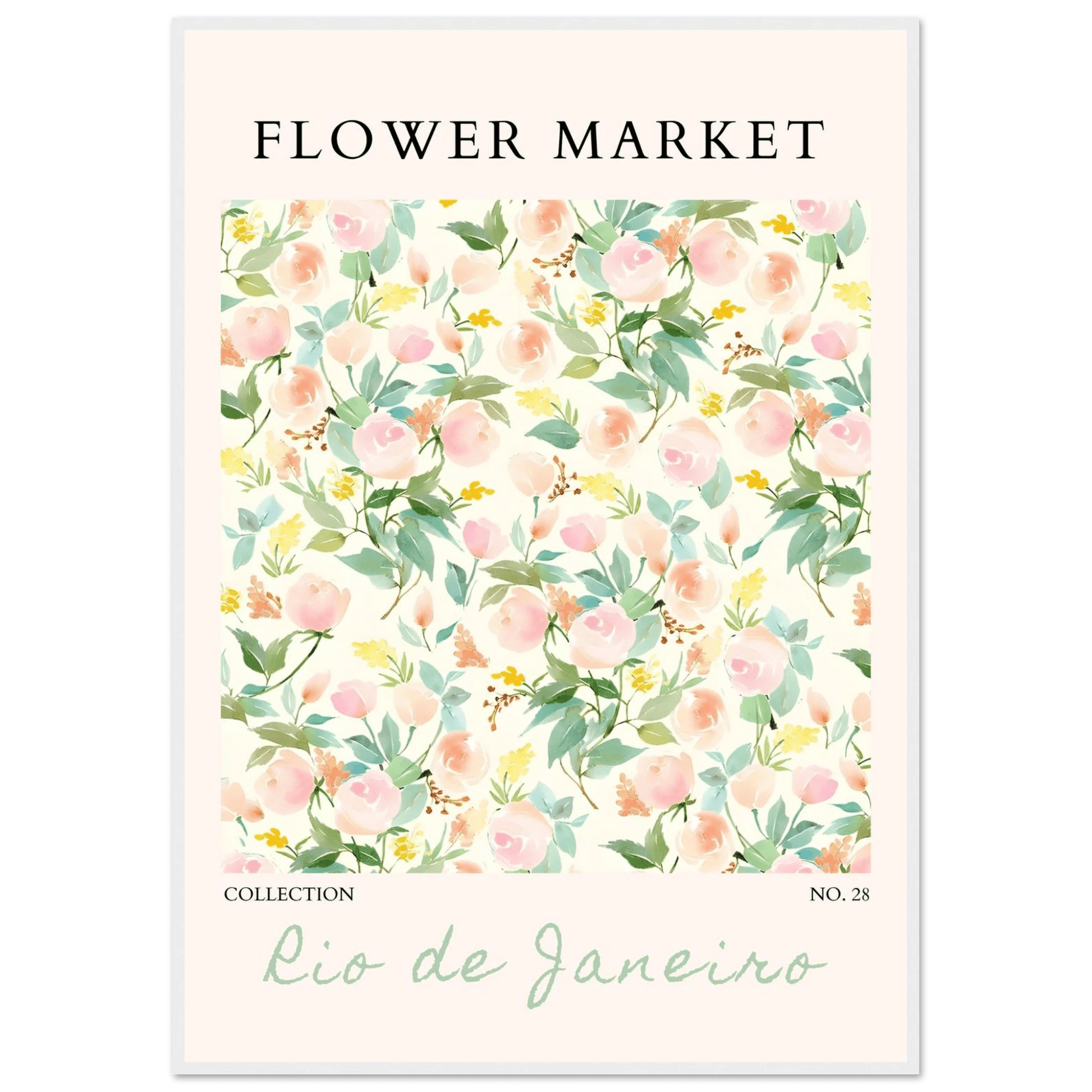 Rio de Janeiro Floral Wall Art - Vibrantwalls