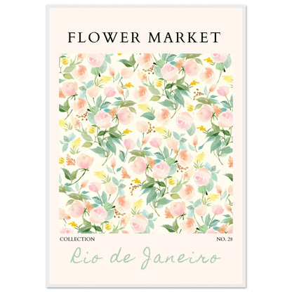 Rio de Janeiro Floral Wall Art - Vibrantwalls