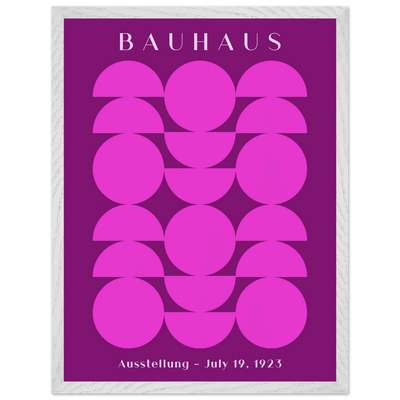 Bauhaus Pink & Purple Abstract - Vibrantwalls