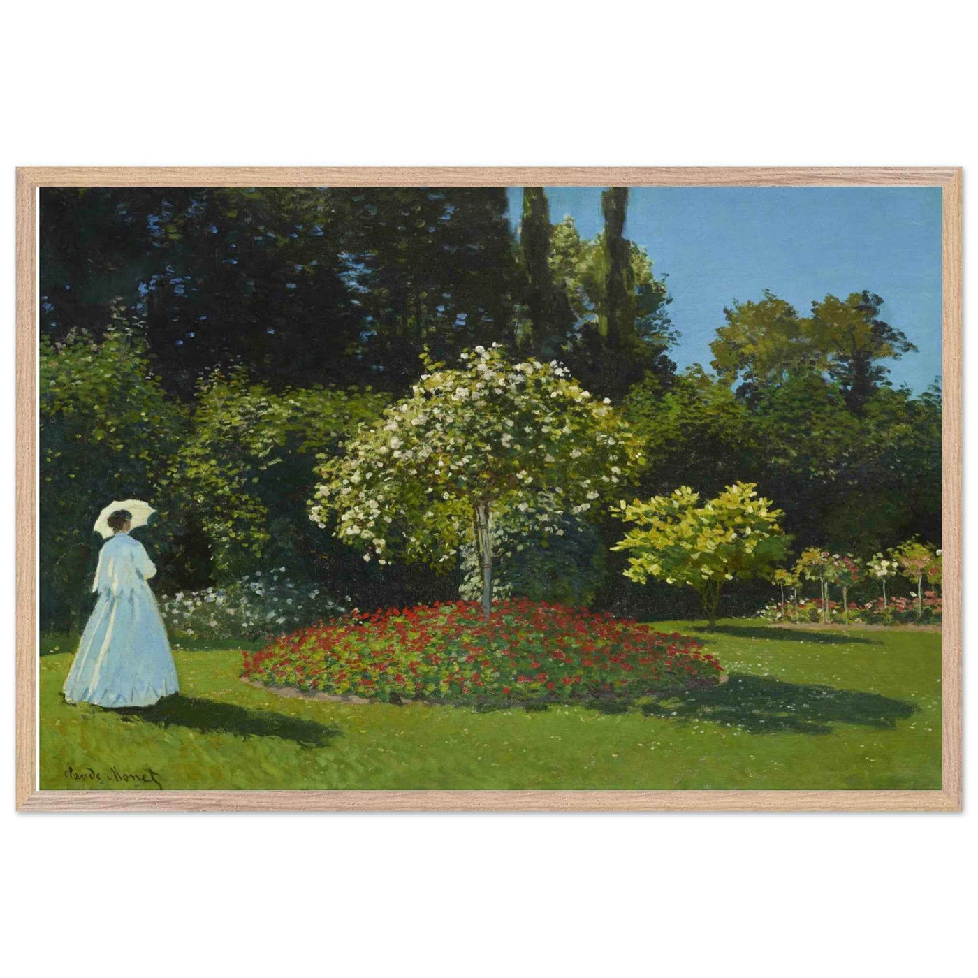 Woman in the Garden Art: Elegant Decor for Nature Lovers - Vibrantwalls