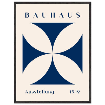 Bauhaus Exhibition 1919 - Navy Cream - Vibrantwalls