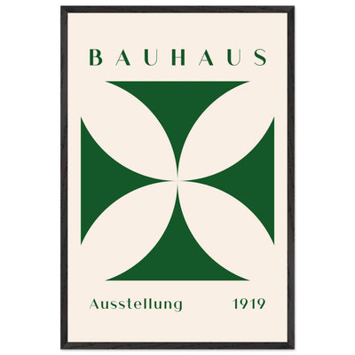 Deep Green Cream Bauhaus 1919 - Vibrantwalls