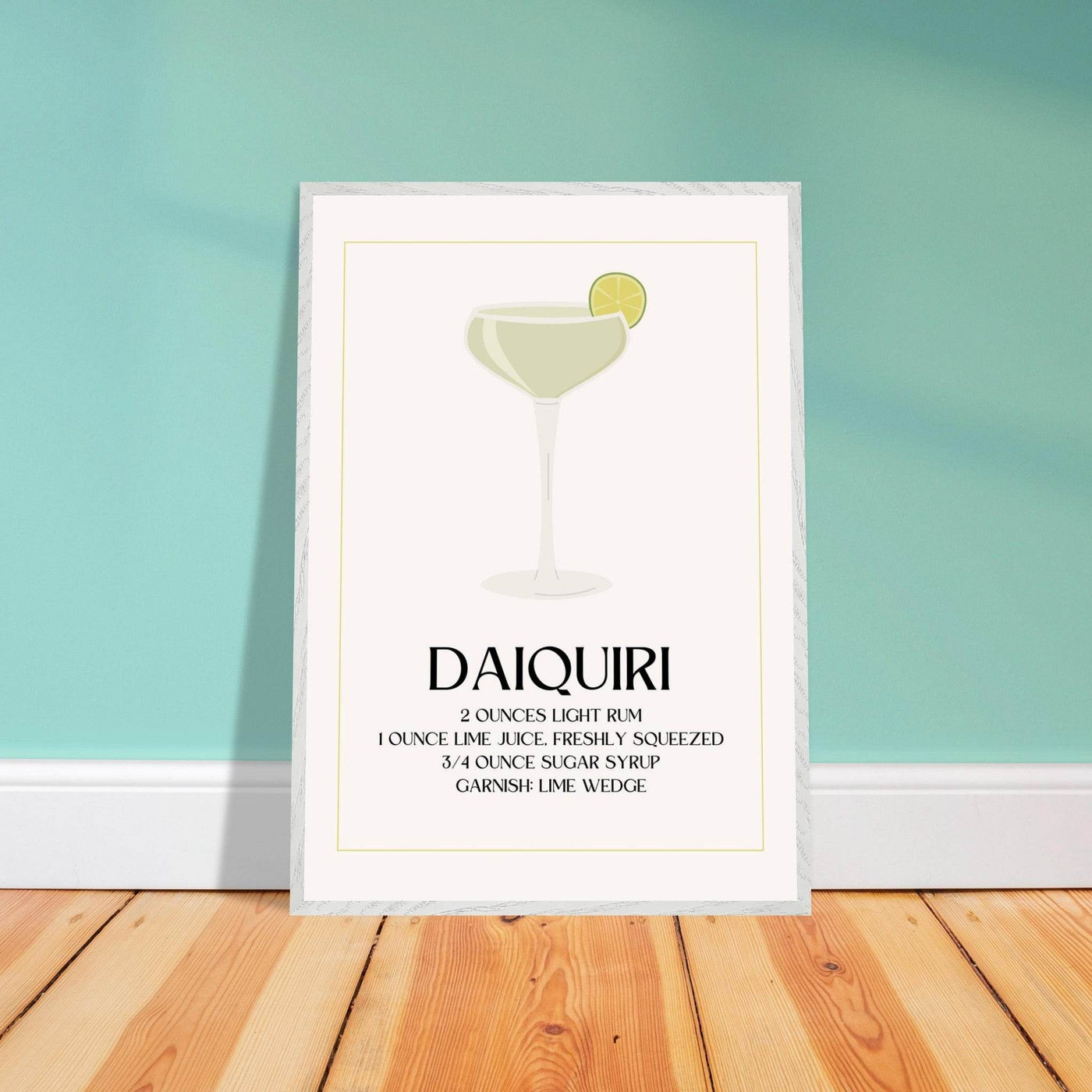 Classic Daiquiri Cocktail Recipe - Vibrantwalls
