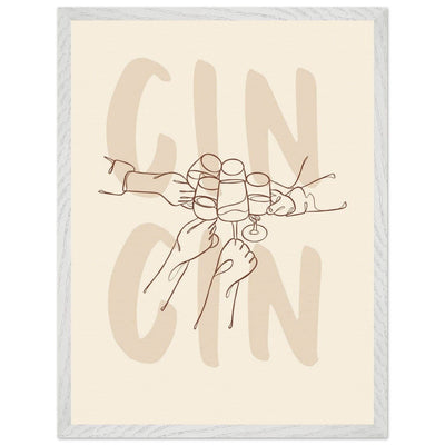 Framed Gin Quote Artwork for Gin Lovers - Perfect Decor for Home or Bar - Vibrantwalls