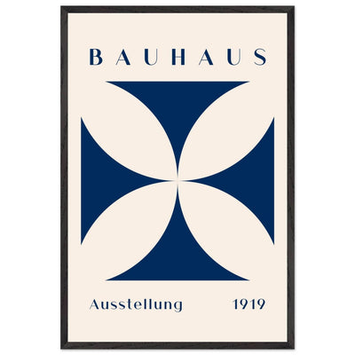 Bauhaus Exhibition 1919 - Navy Cream - Vibrantwalls