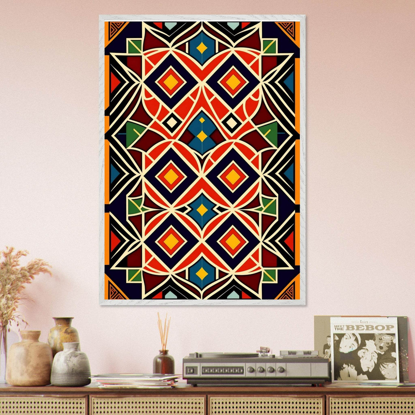 Abstract Geometric Wall Decor - Unique Boho Art for Contemporary Spaces - Vibrantwalls