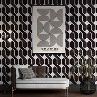 Bauhaus 1923 Navy Beige Wall Art - Vibrantwalls