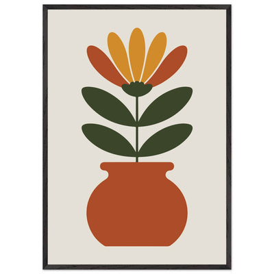 Floral Pot Art - Vibrantwalls
