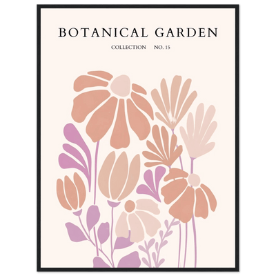 Botanical Garden Collection Framed Posters – Soft Floral Abstract Art Prints | Ready-to-Hang - Vibrantwalls