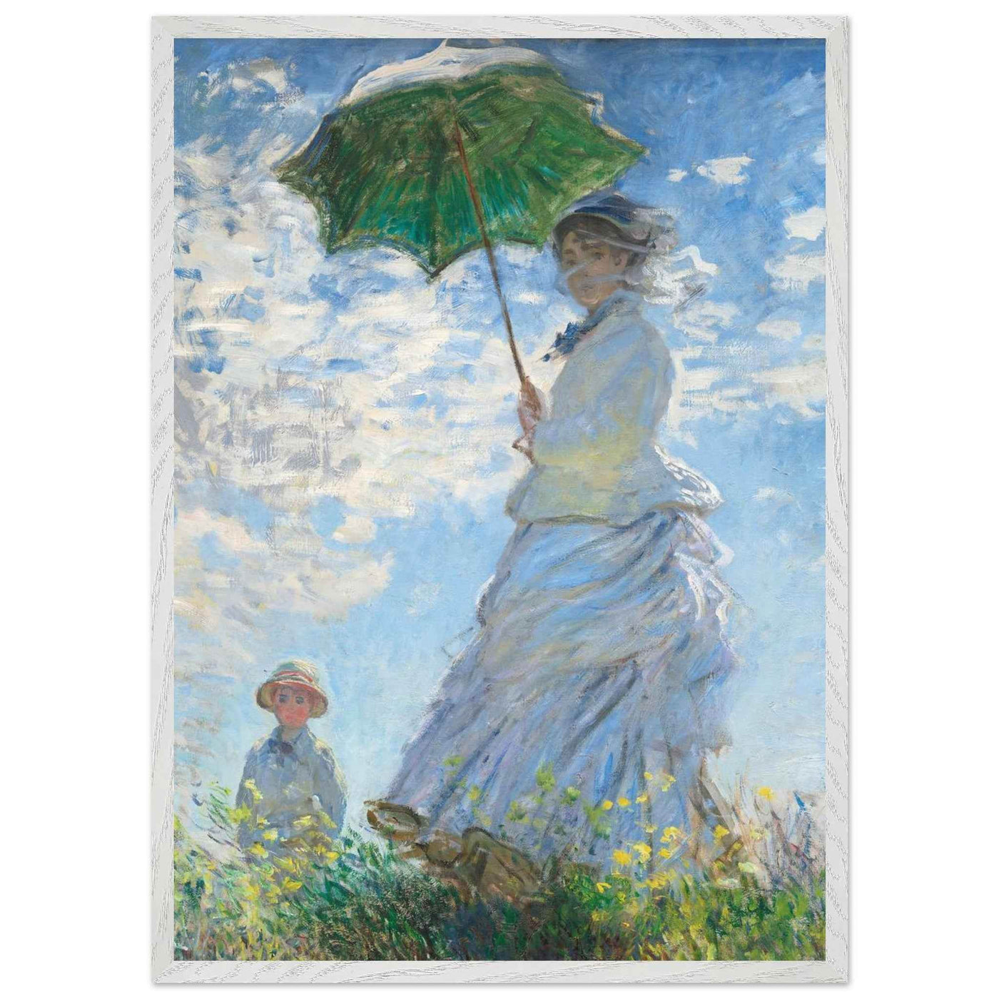 CWoman with a Parasol - Stylish Outdoor Sun Protection for Elegant Days - Vibrantwalls