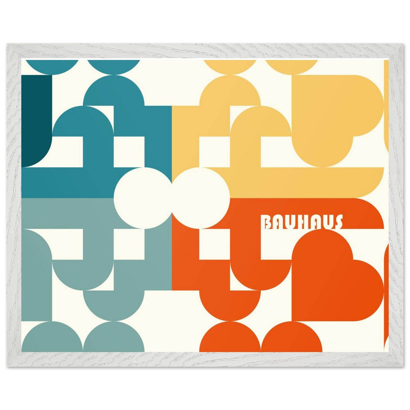 Bauhaus-Style Abstract Geometric Art - Vibrantwalls