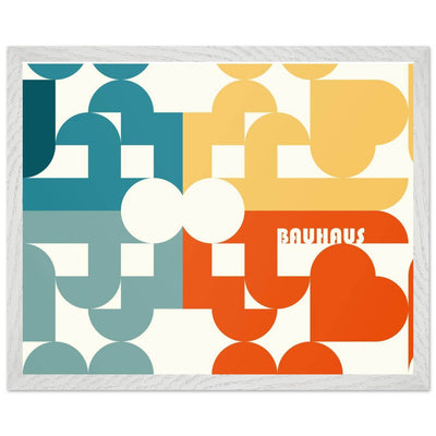 Bauhaus-Style Abstract Geometric Art - Vibrantwalls