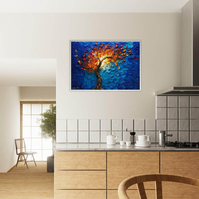 Vibrant Tree of Life Palette Knife Art - Vibrantwalls